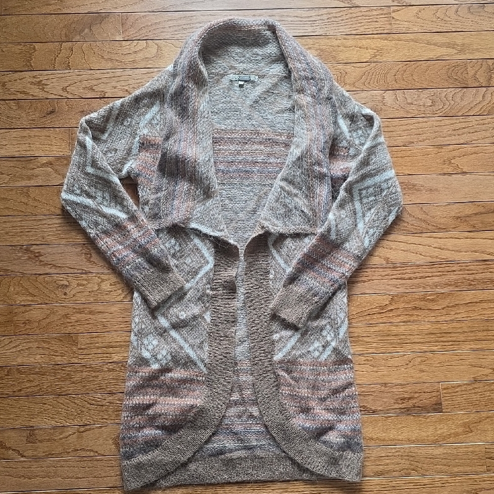Gimmicks by BKE Earthy Tone Knit Cardigan